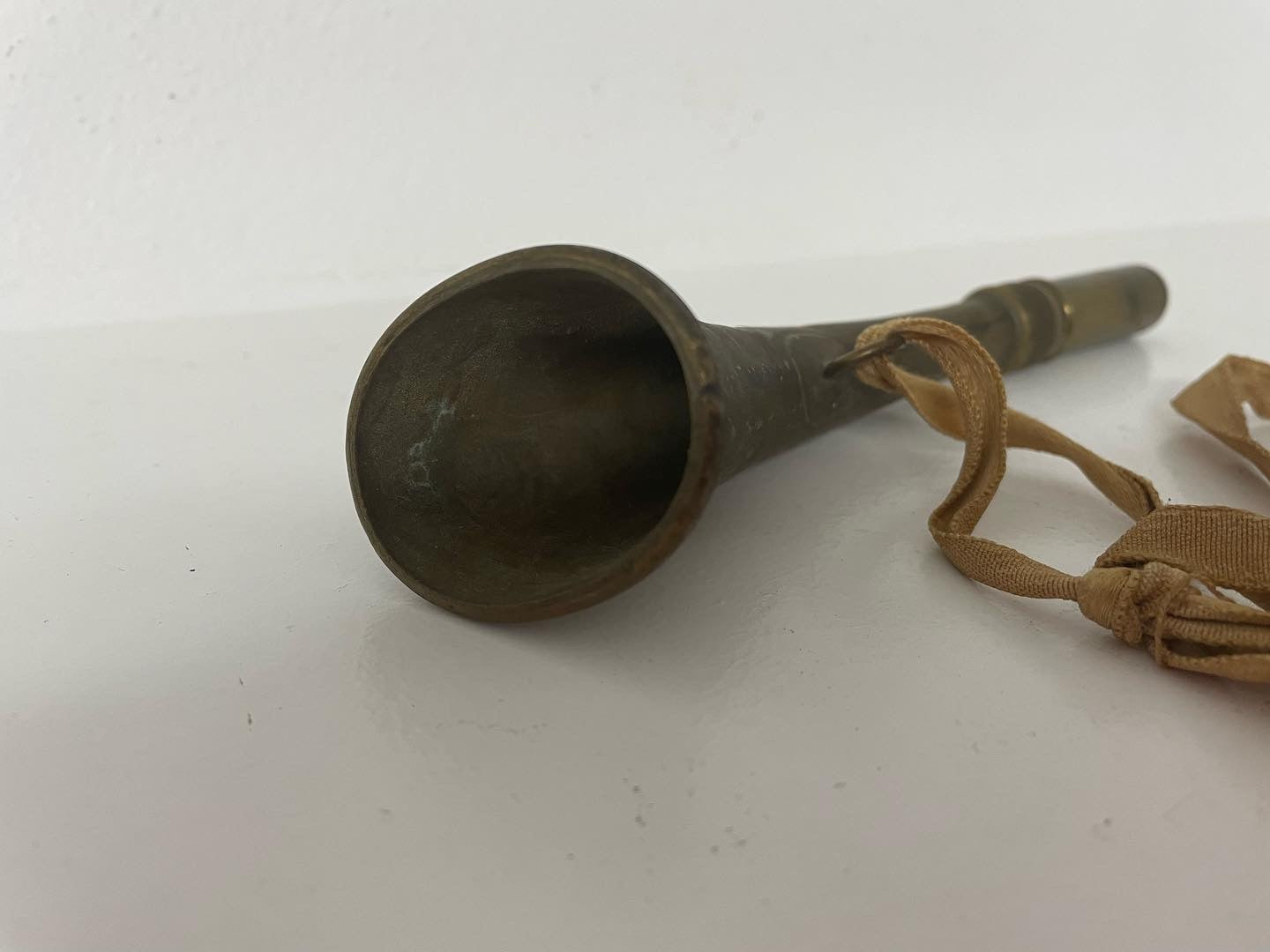 Antique hunting call trumpet