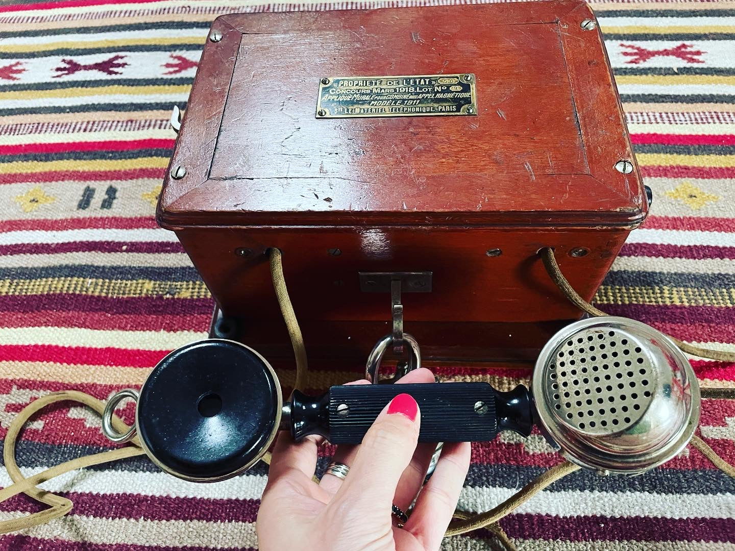 Antique telephone 1918