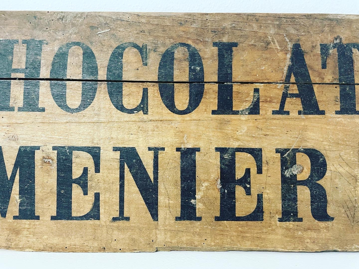 Chocolat Menier plaque