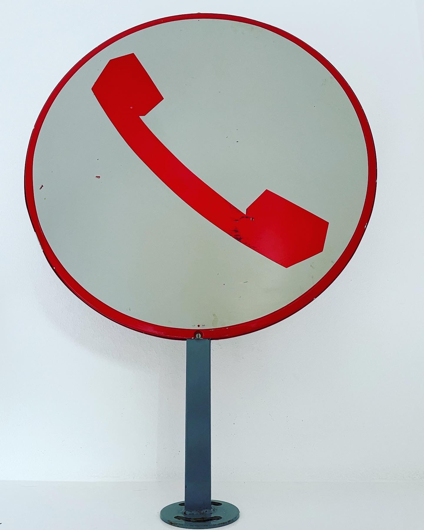 Public telephone sign