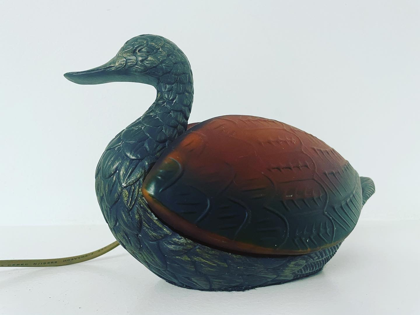 Vintage duck lamp