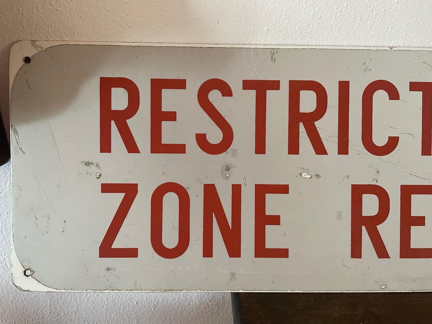 Restricted Area Sign