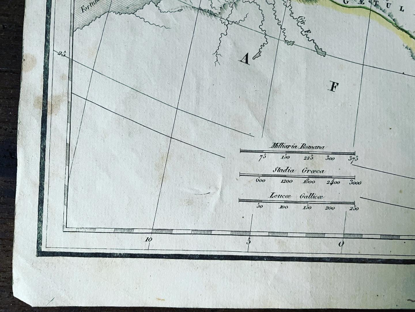 Ancient map Roman Empire