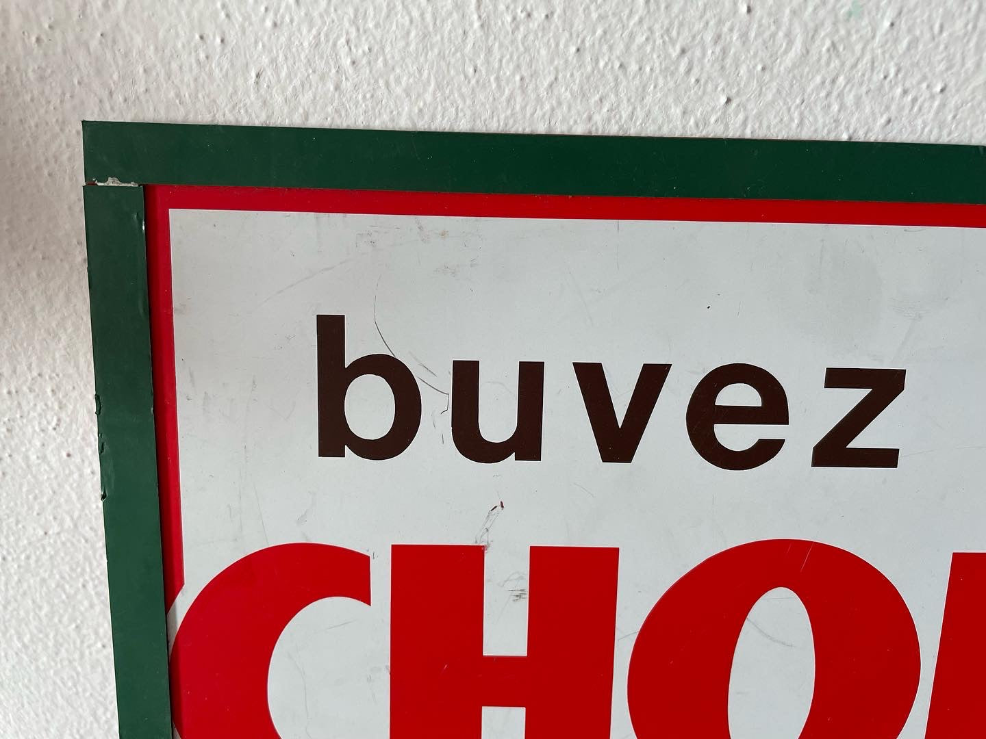 Choki double-sided sign