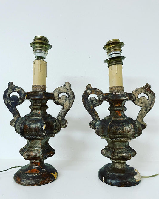 Sacred candlestick lamps