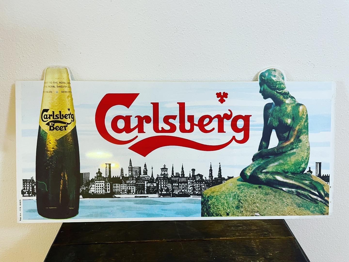 Insegna birra Carlsberg