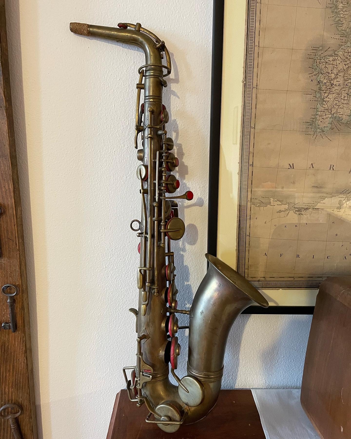 Old saxophone