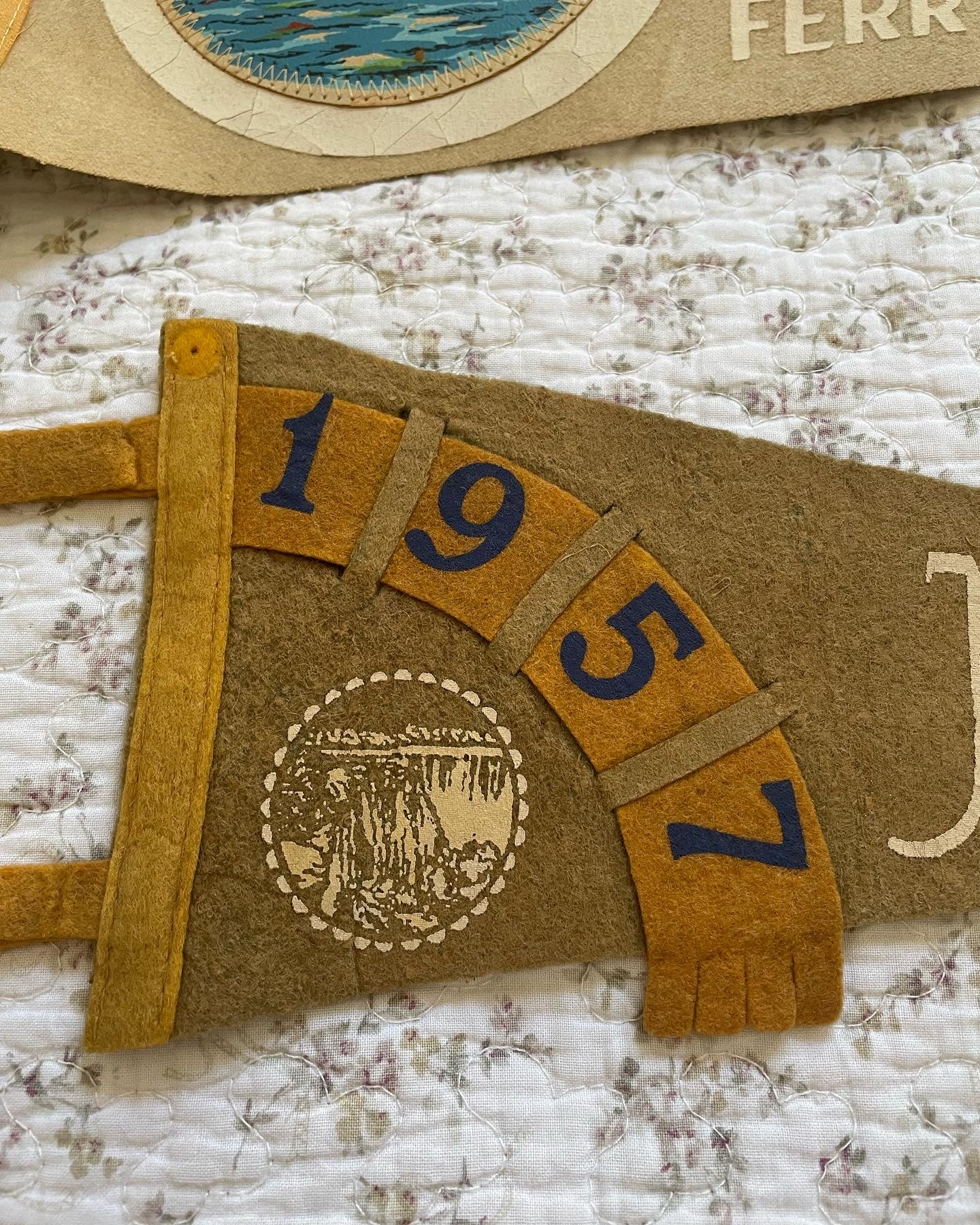 Trio of tourist nautical flags