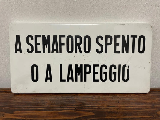 Semaforo spento