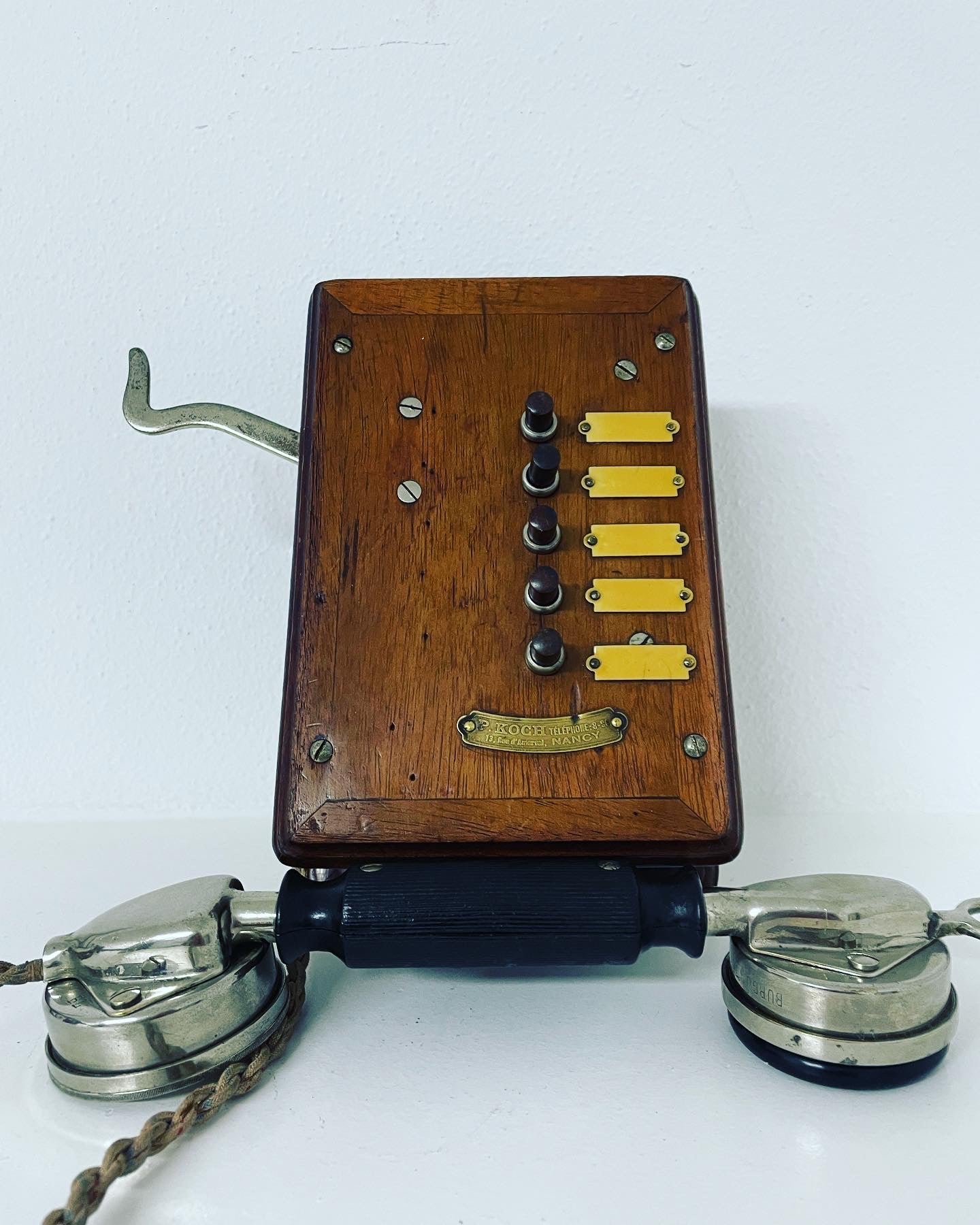 Antique multi-line telephone