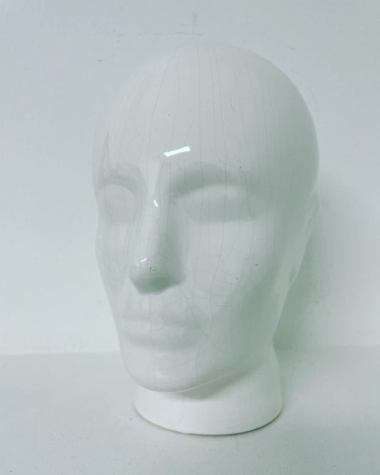 Mid century ceramic head