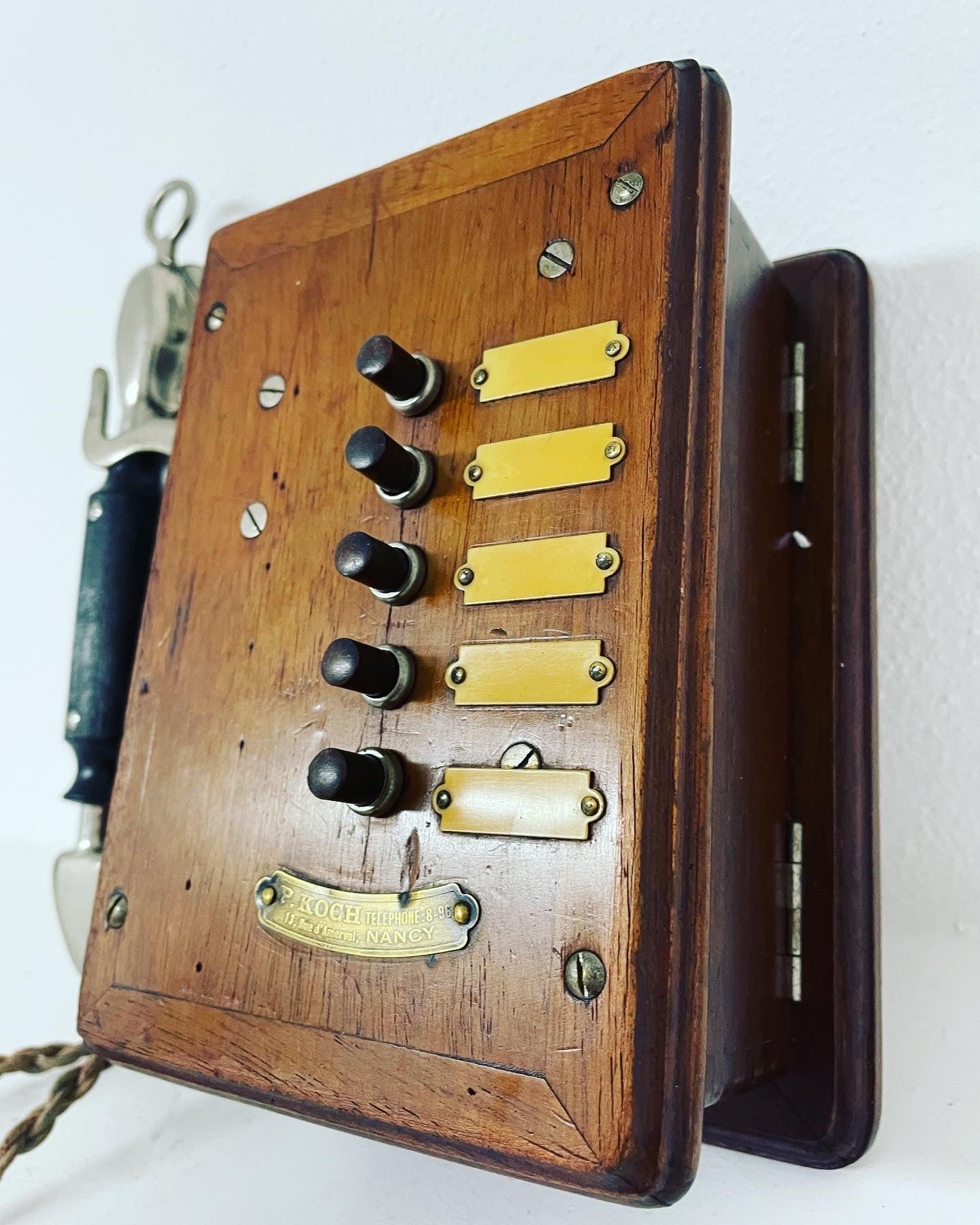 Antique multi-line telephone