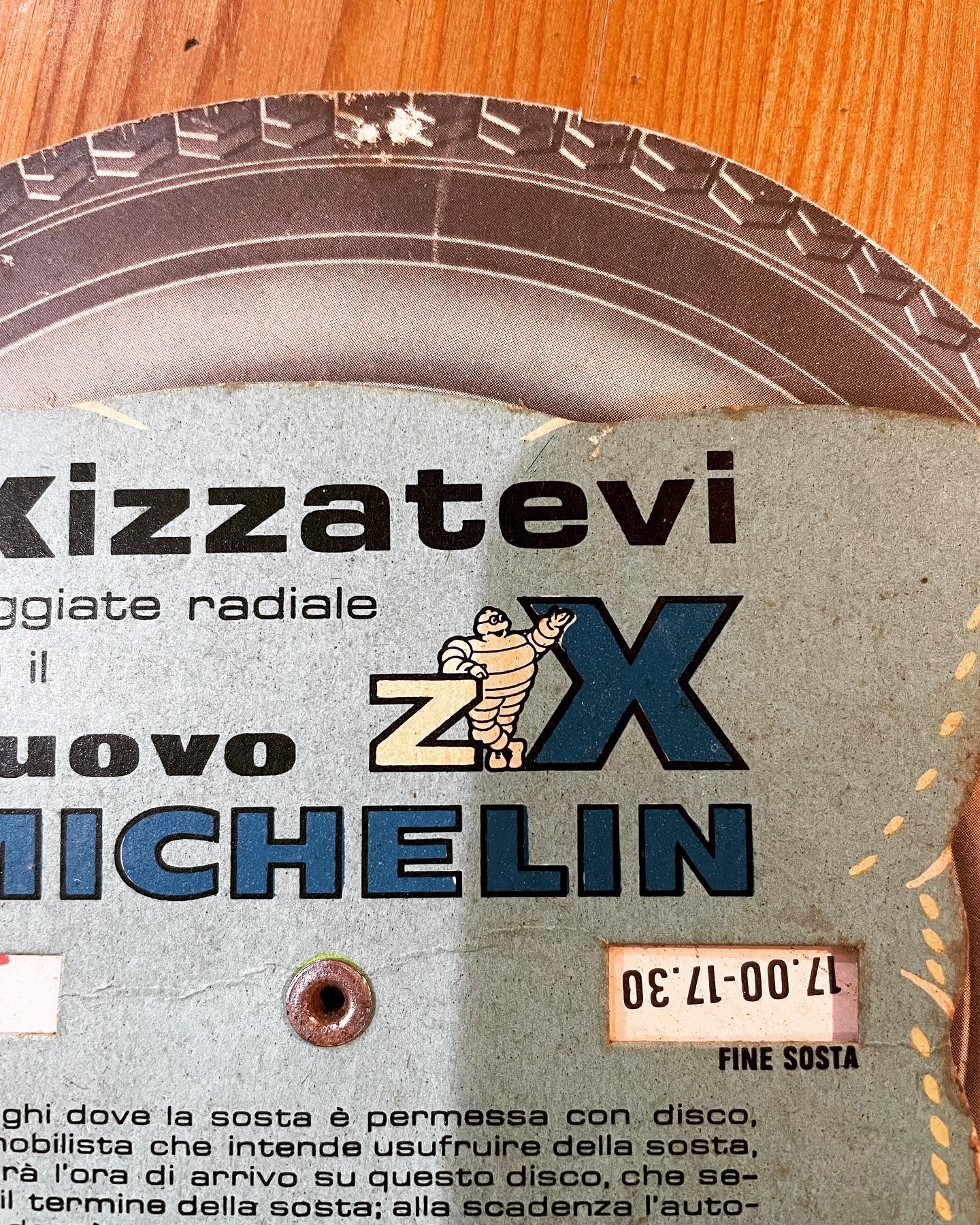 Michelin parking disc