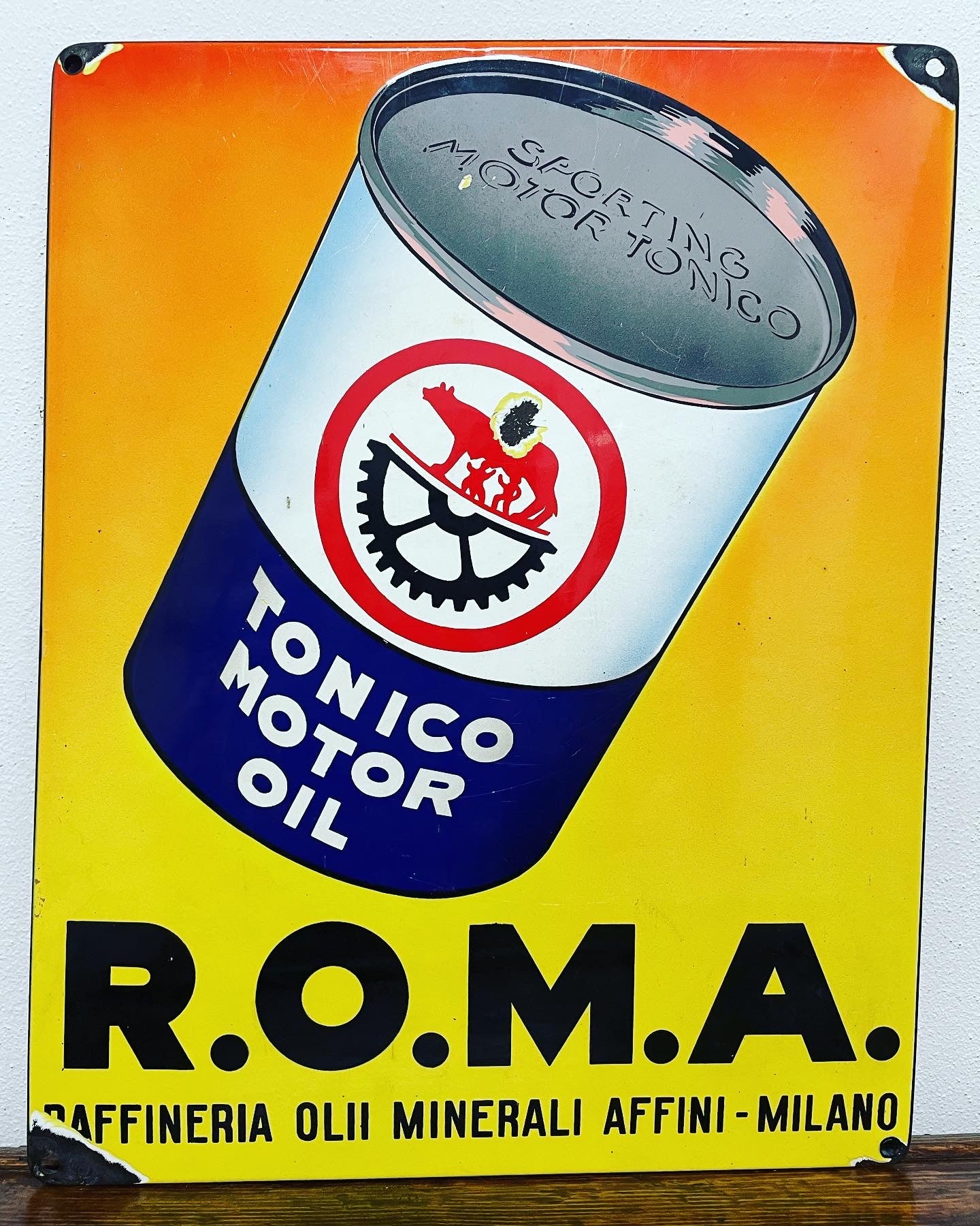 Rome Oils Sign