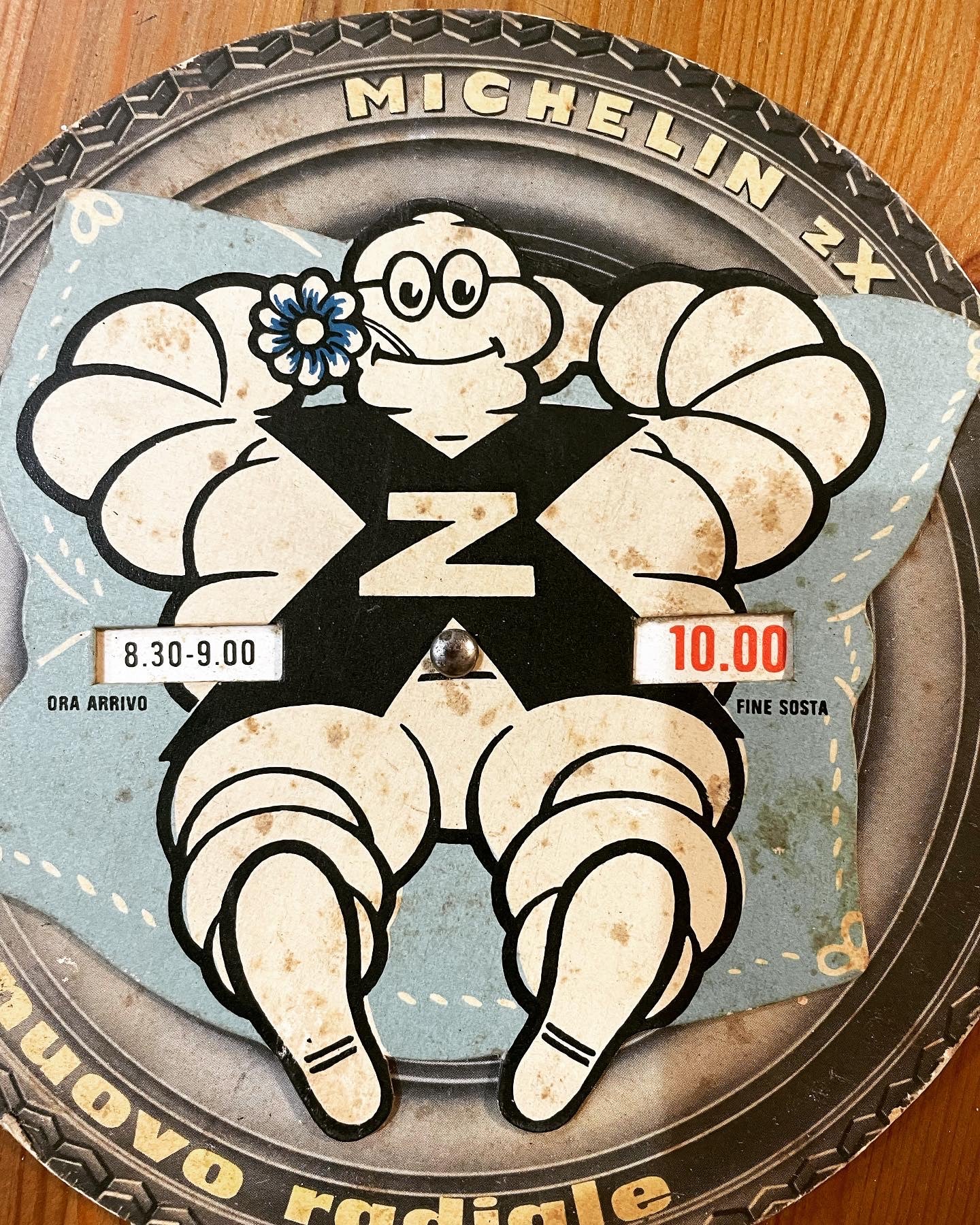 Michelin parking disc