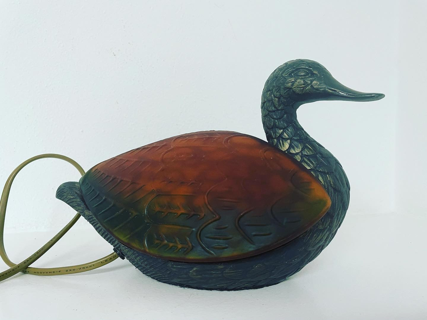 Vintage duck lamp