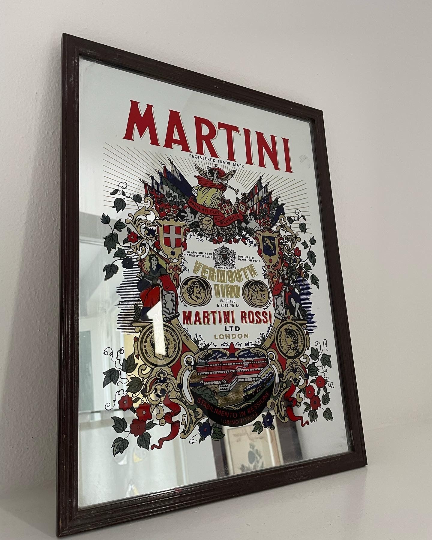 Specchio Martini pubblicitario