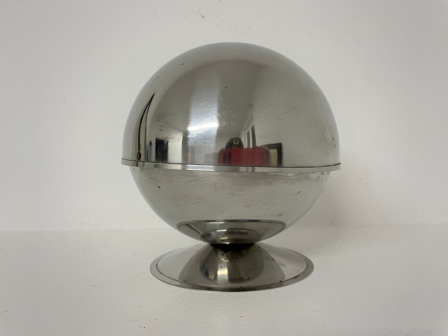 Space Age Steel Sugar Bowl