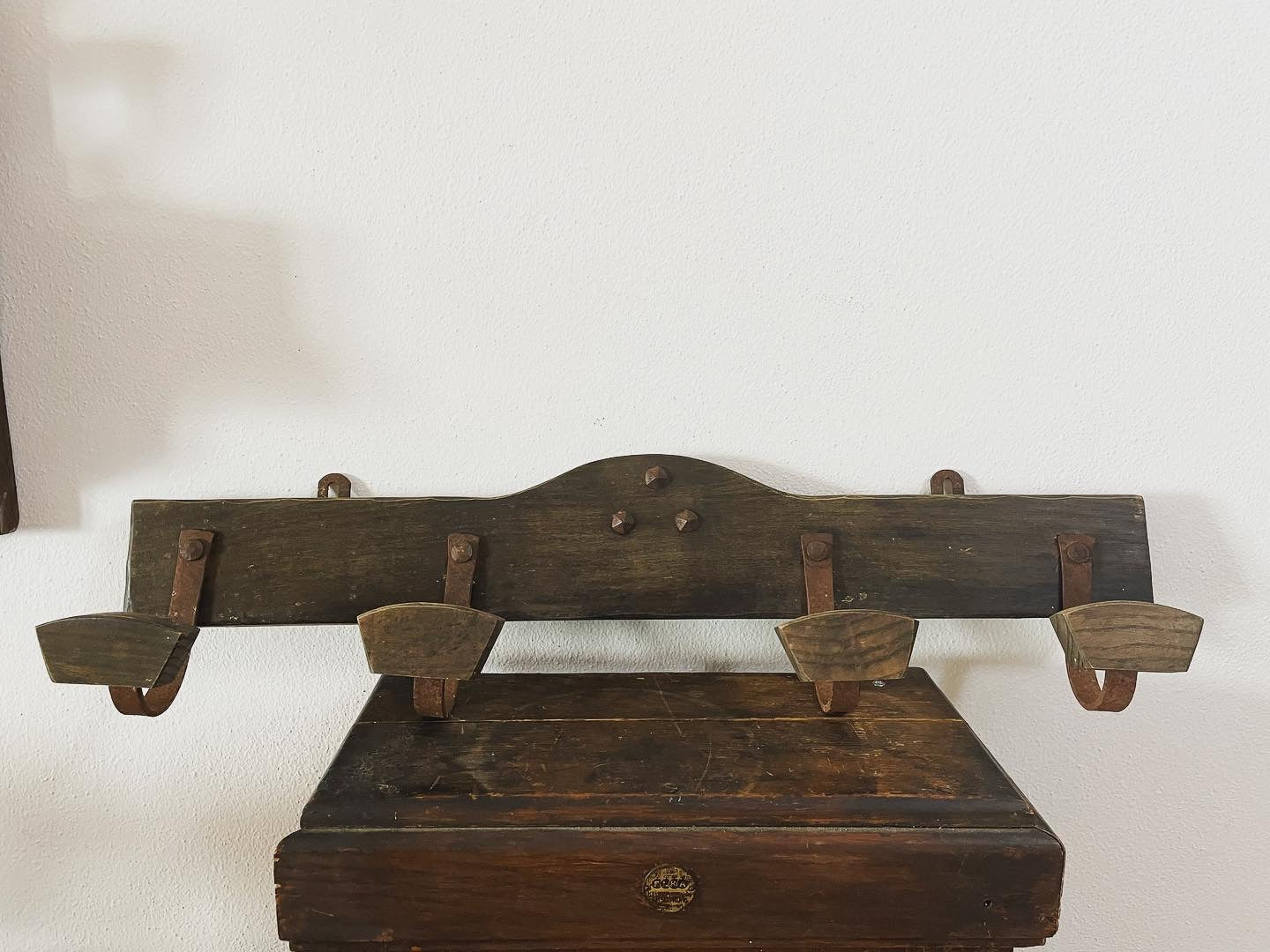 Antique coat rack