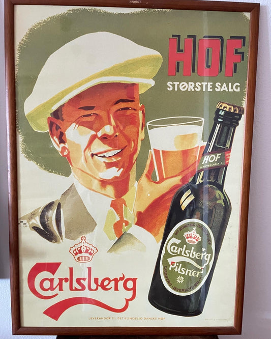 Carlsberg beer painting