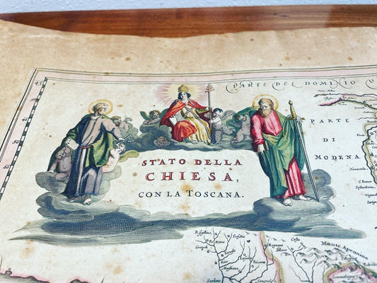 Tuscany Map Blaeu