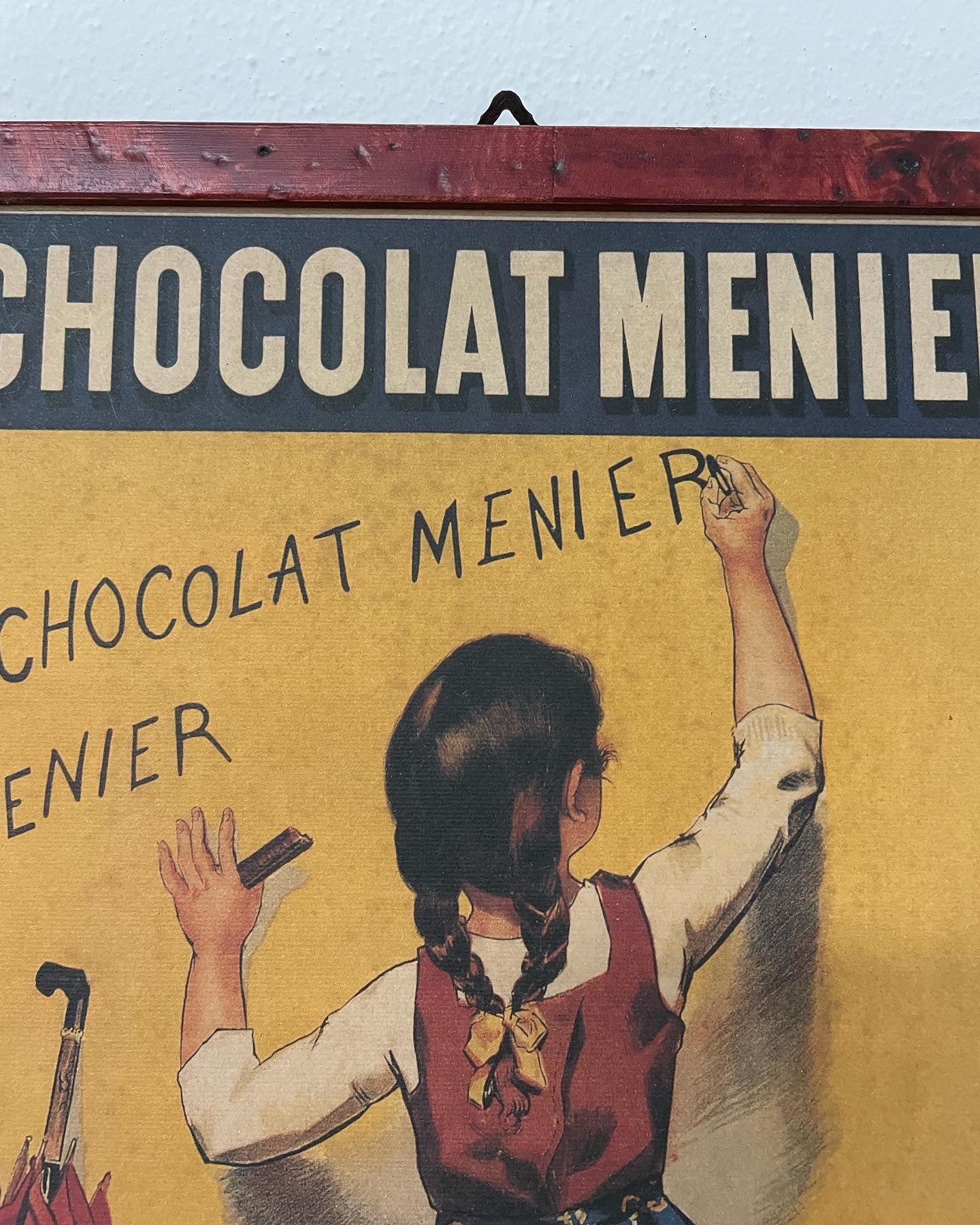 Chocolat Menier advertising painting