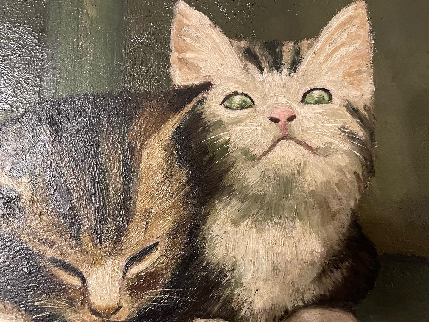 Kittens painting