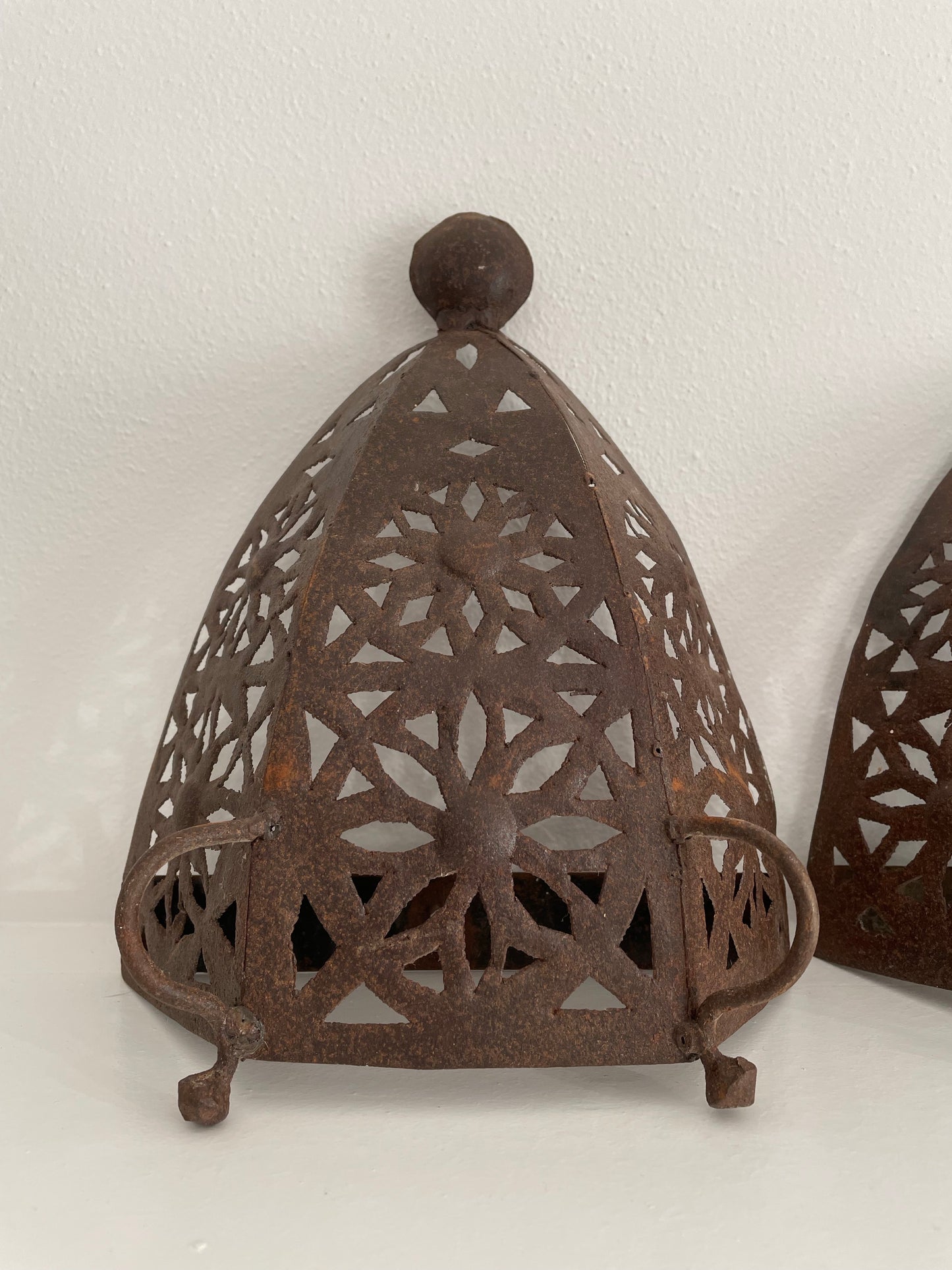 Moroccan candle holder lamps