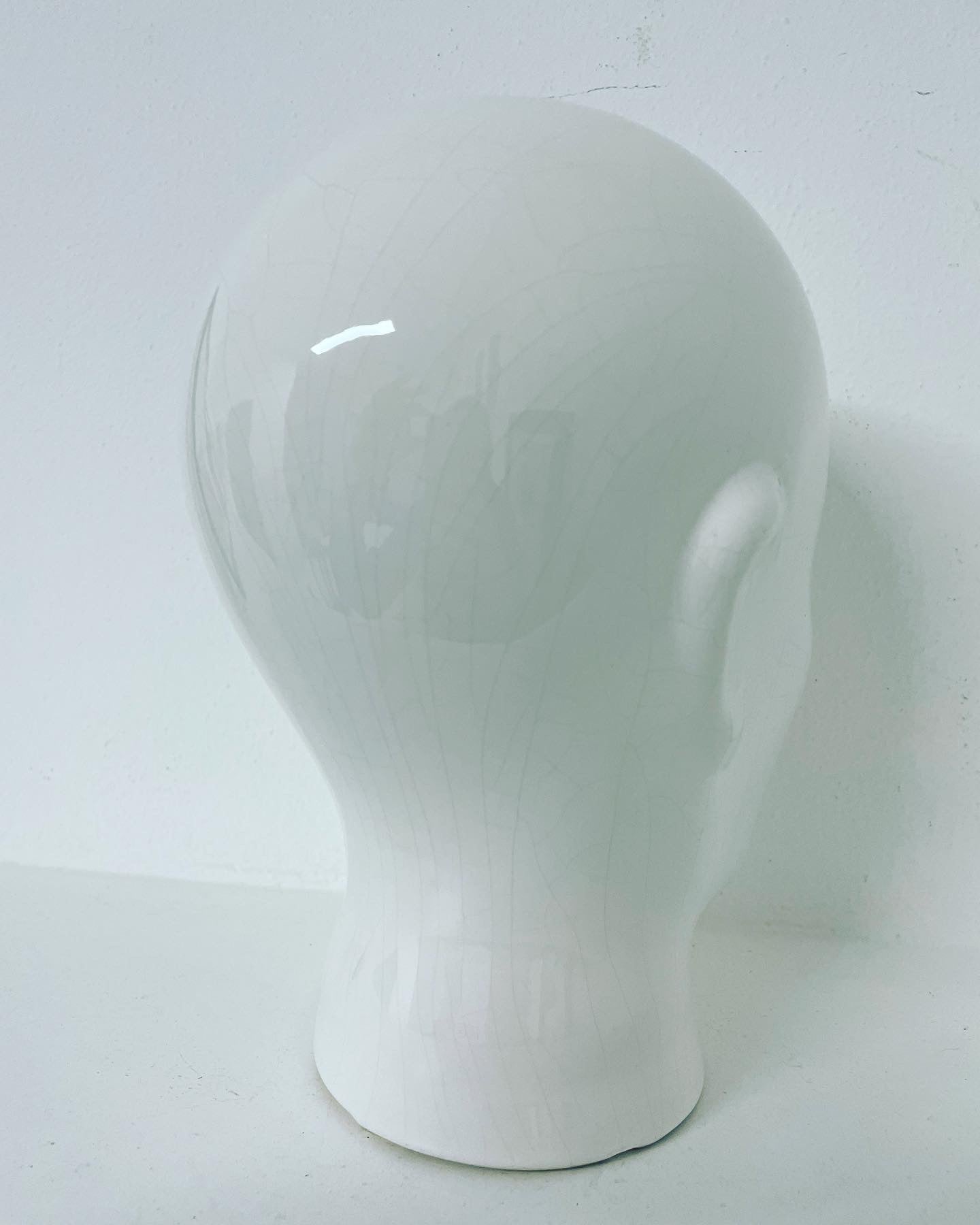 Mid century ceramic head