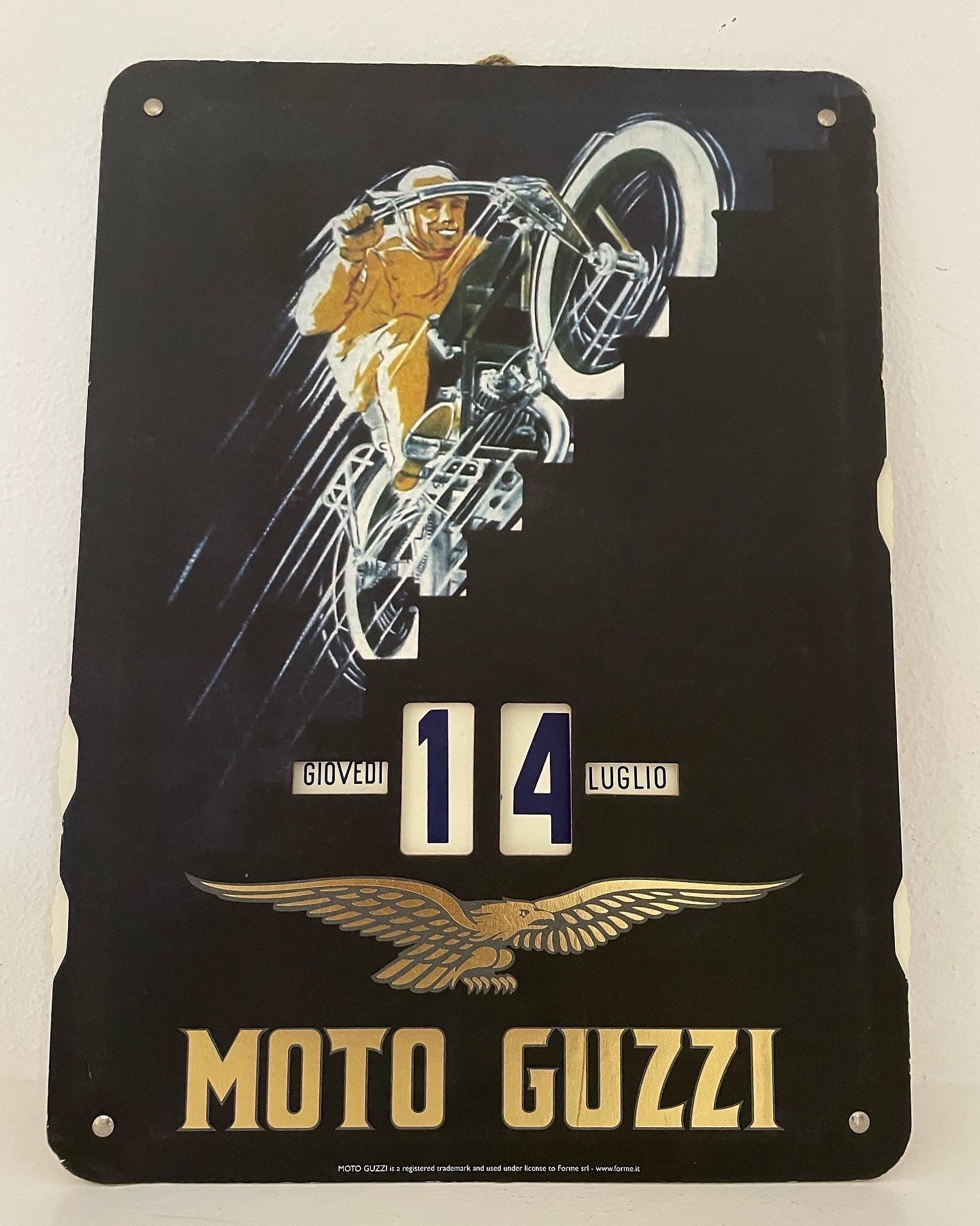 Calendario perpetuo Moto Guzzi