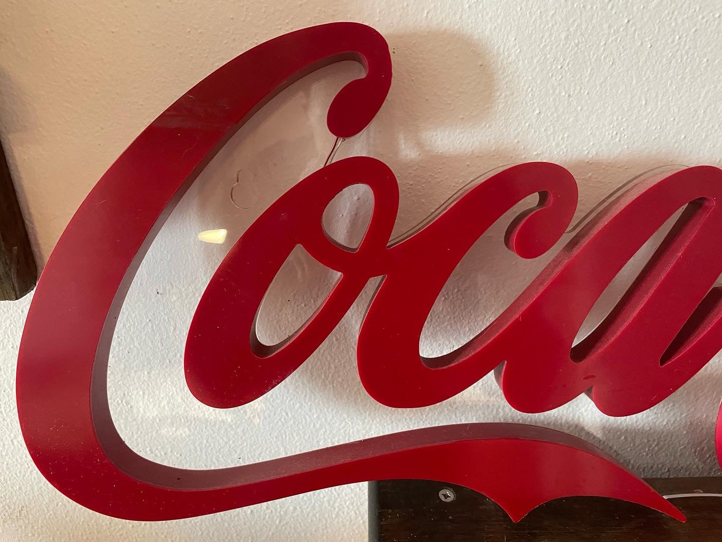 Coca Cola light sign