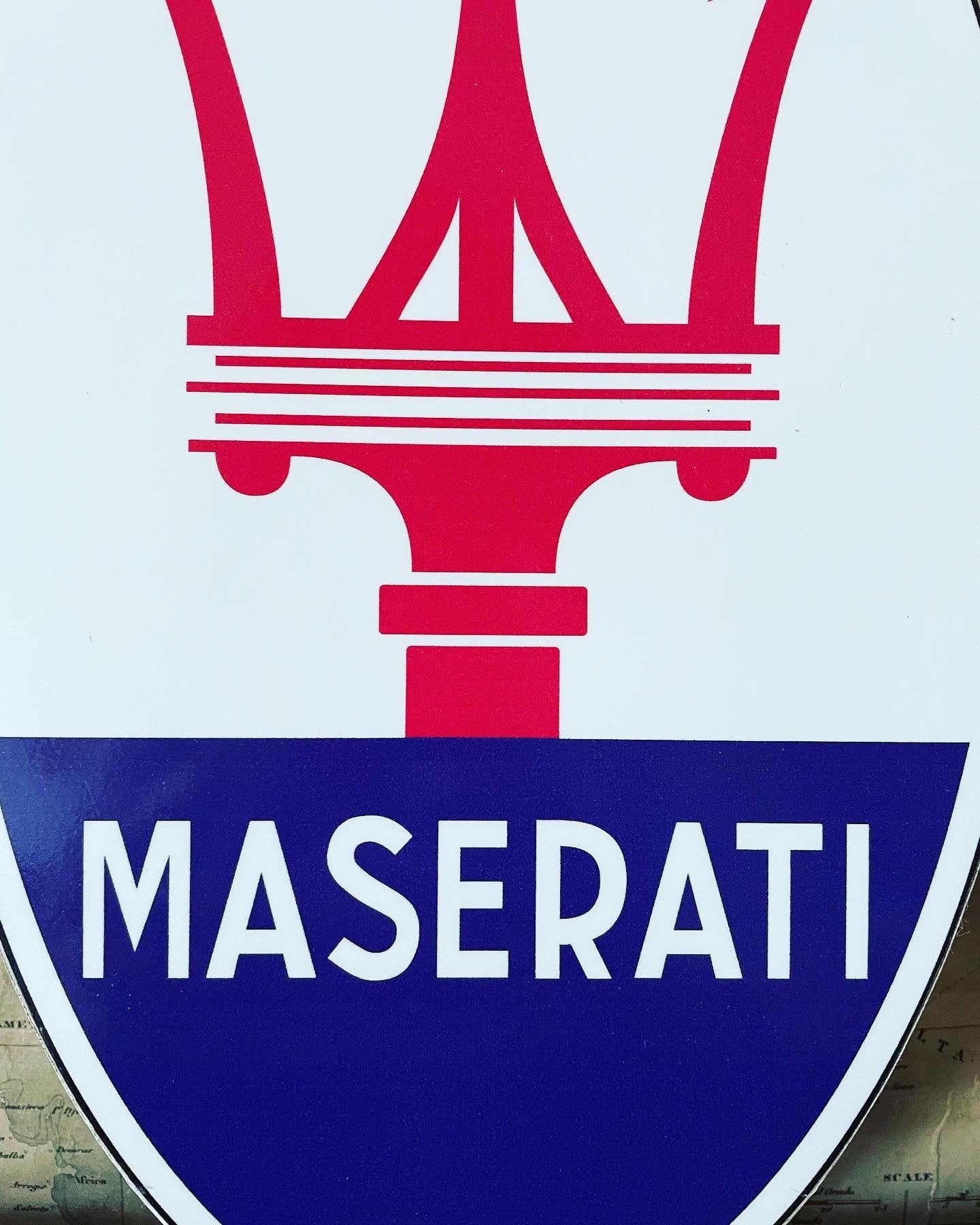 Maserati sign