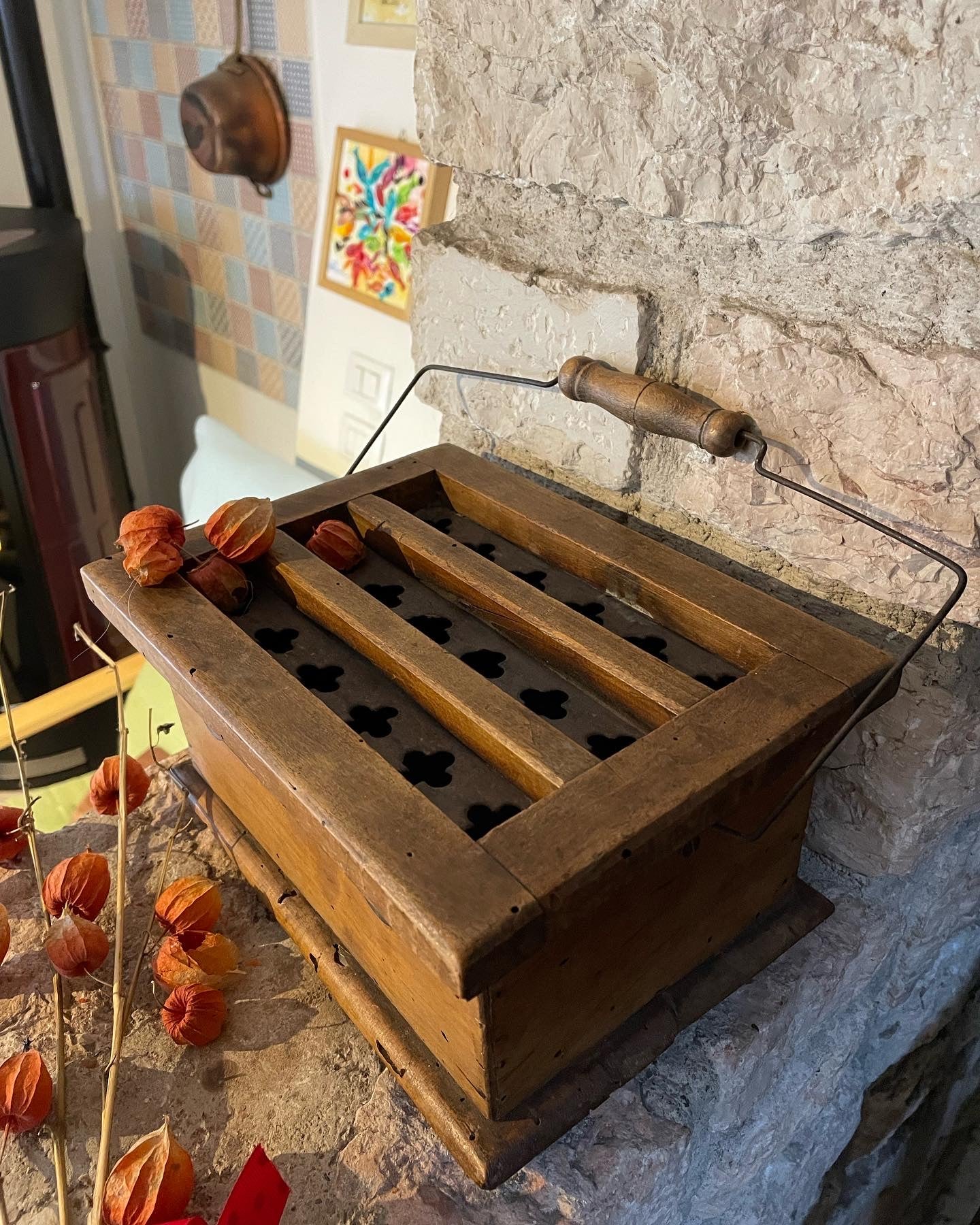 Bed warmer old stove