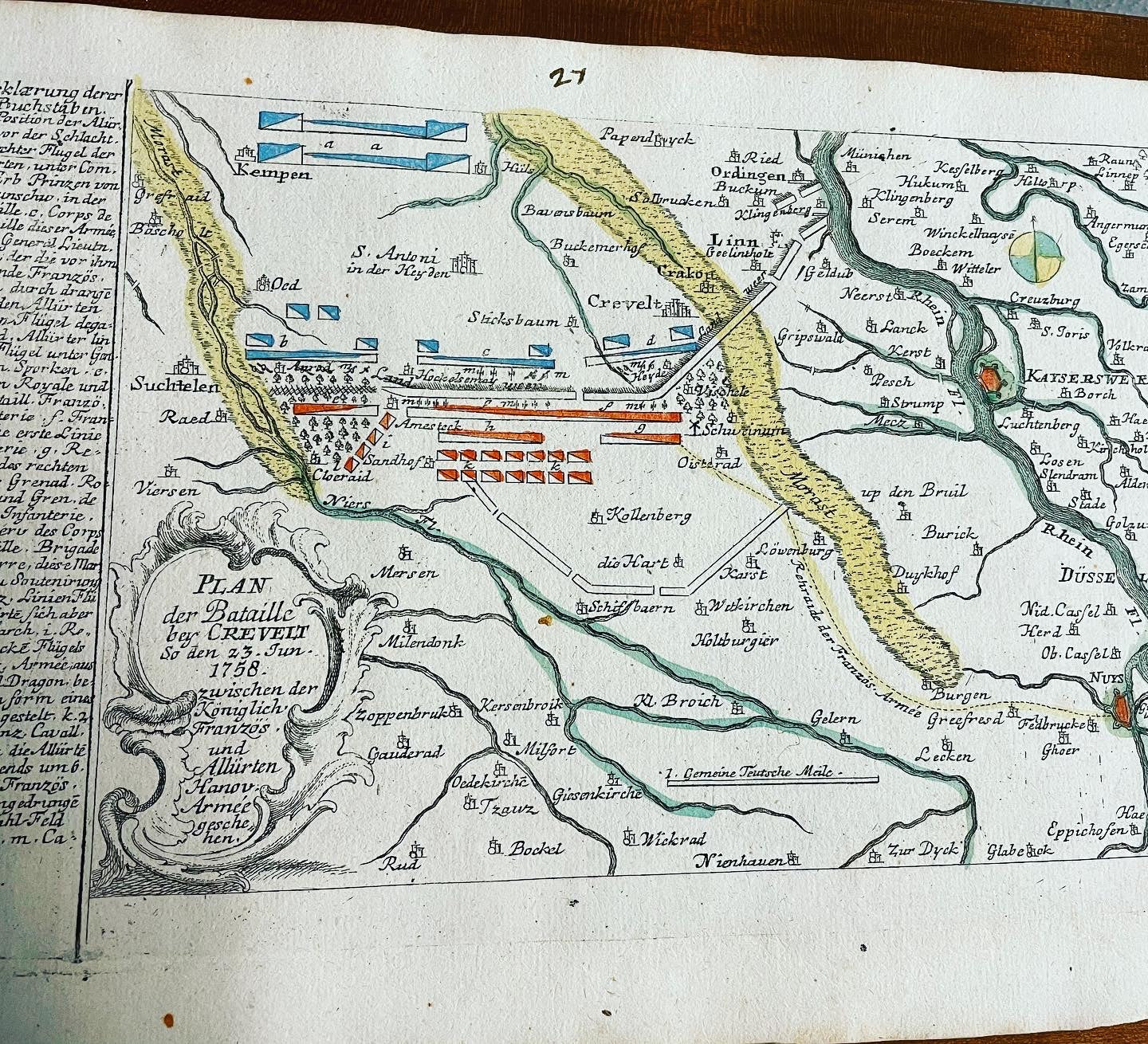 Mappe militari 1700