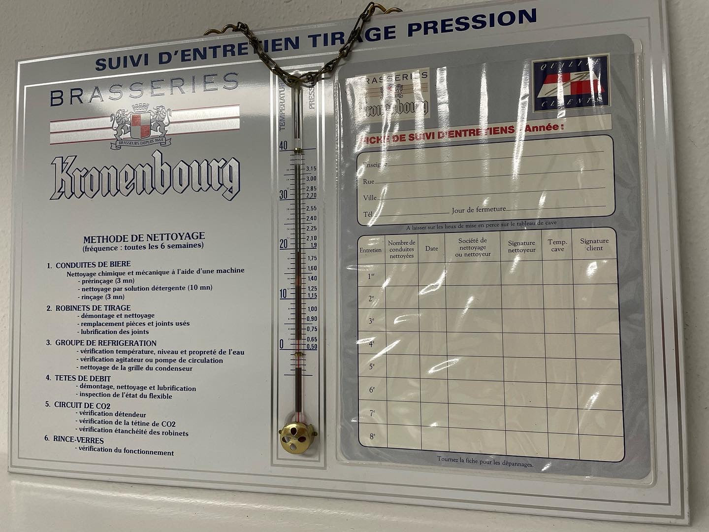 Kronenbourg Thermometer