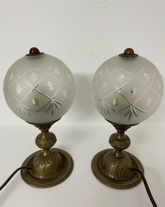 Pair of vintage lampshades