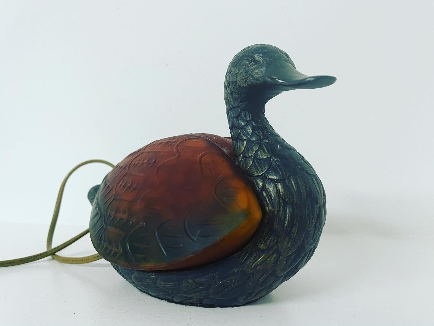 Vintage duck lamp