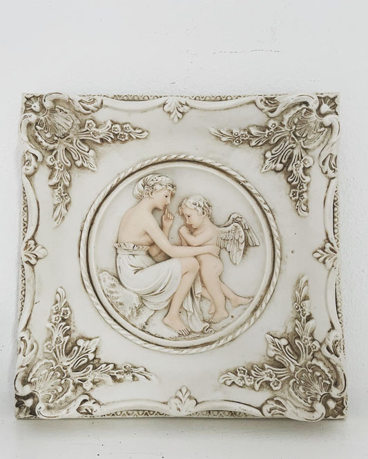 High relief vintage cherubs