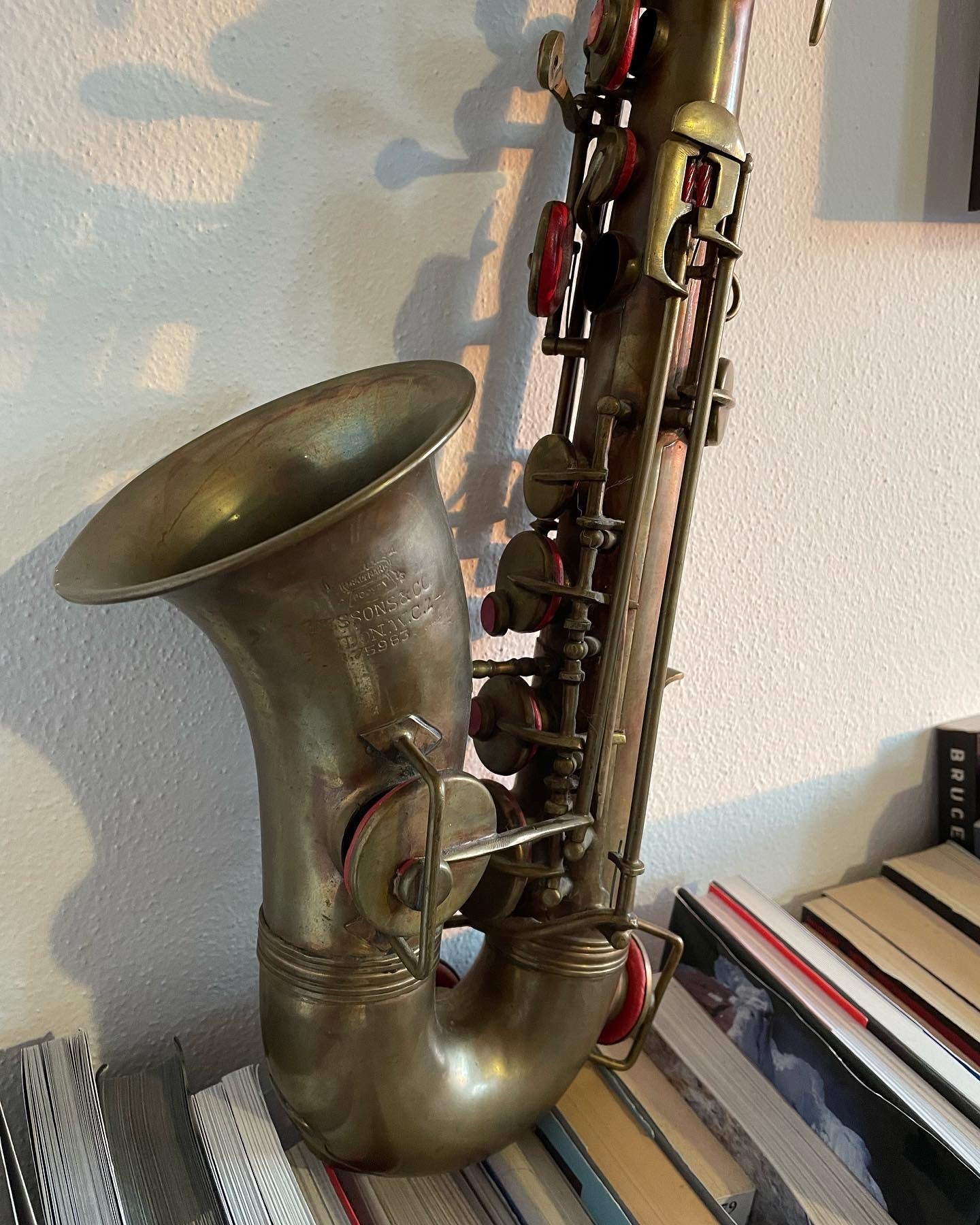 Old saxophone