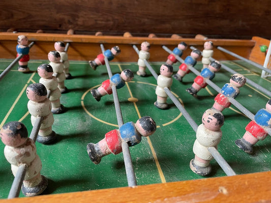 Old foosball table