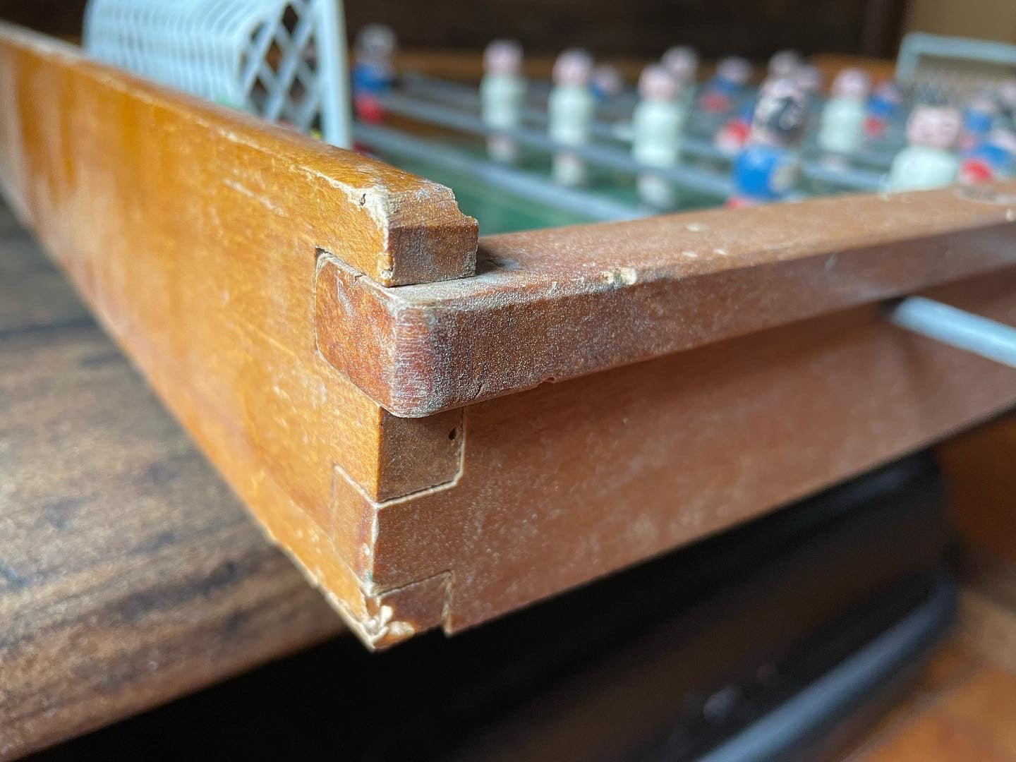 Old foosball table