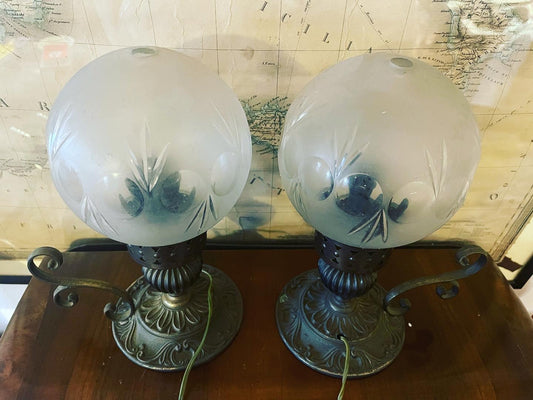 Antique bedside lamps