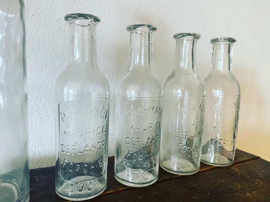 Ancient pharmacy bottles