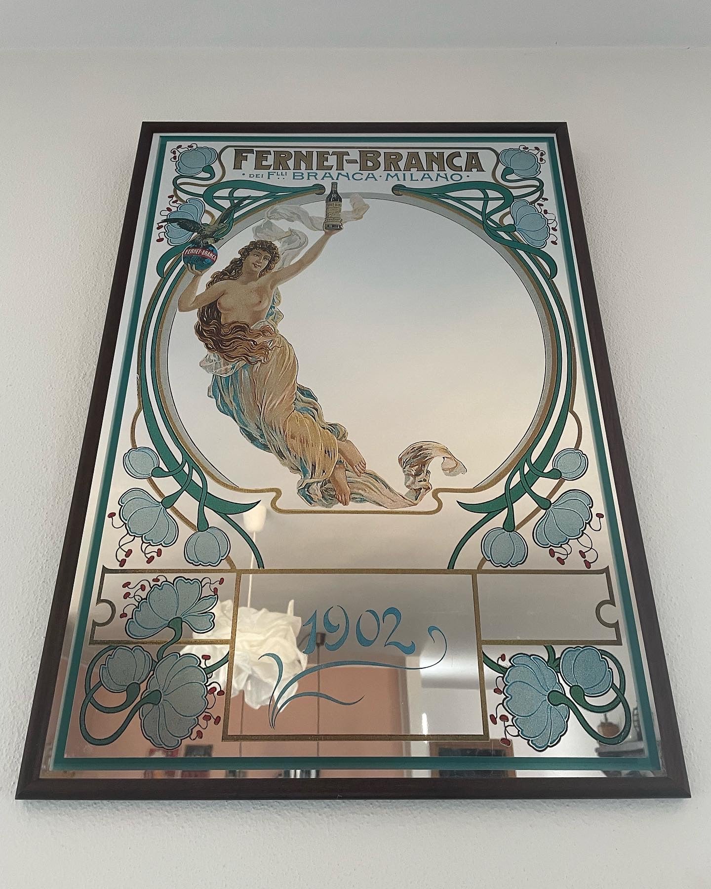 Specchio pubblicitario Fernet Branca