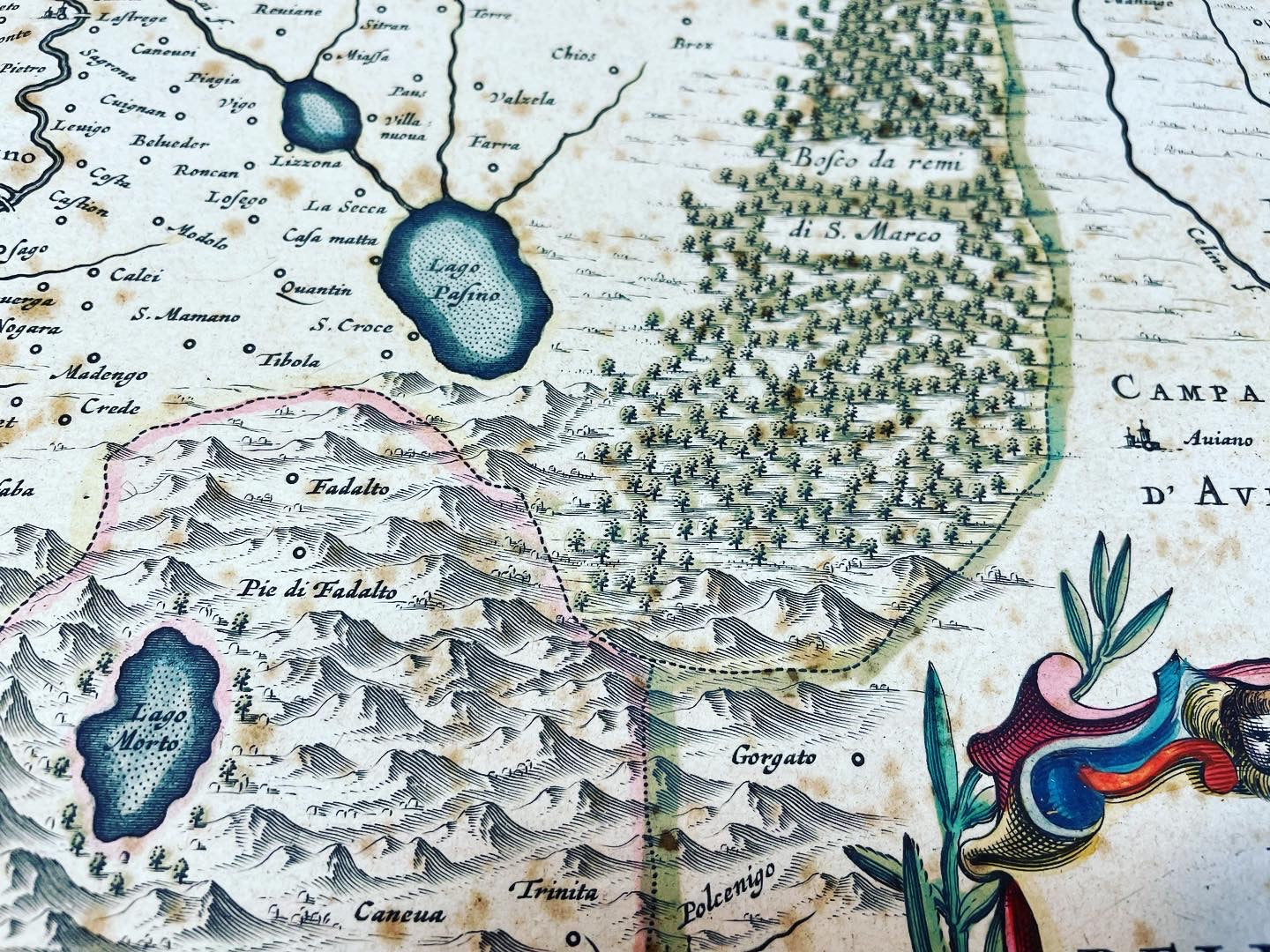 Map 1640 Belluno and Feltre