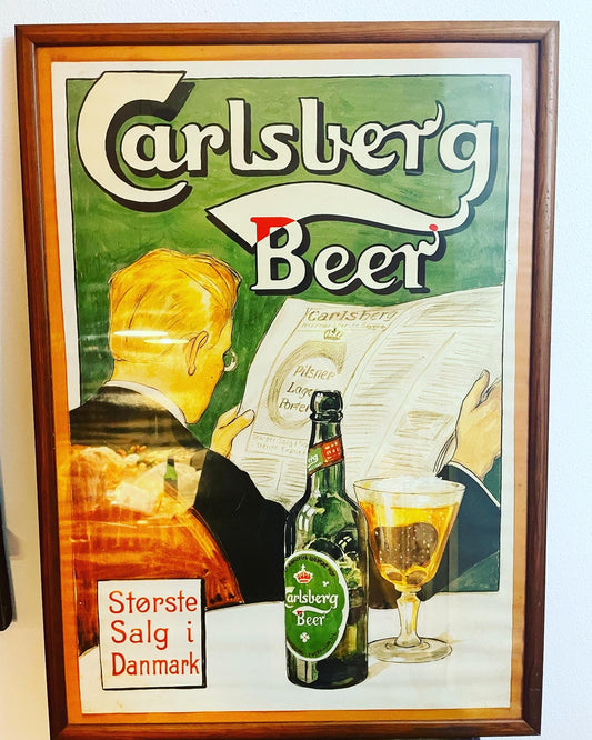 Carlsberg beer painting