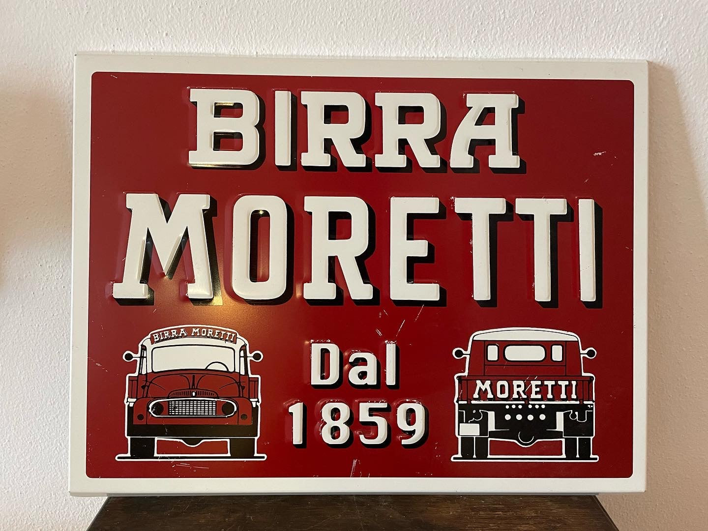 Moretti Beer Sign