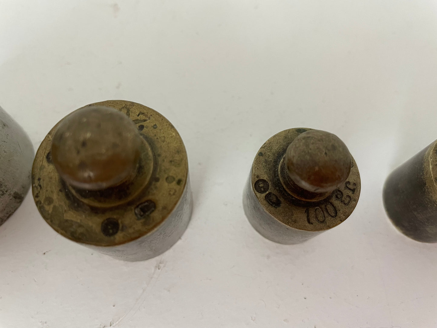 Set of antique weights