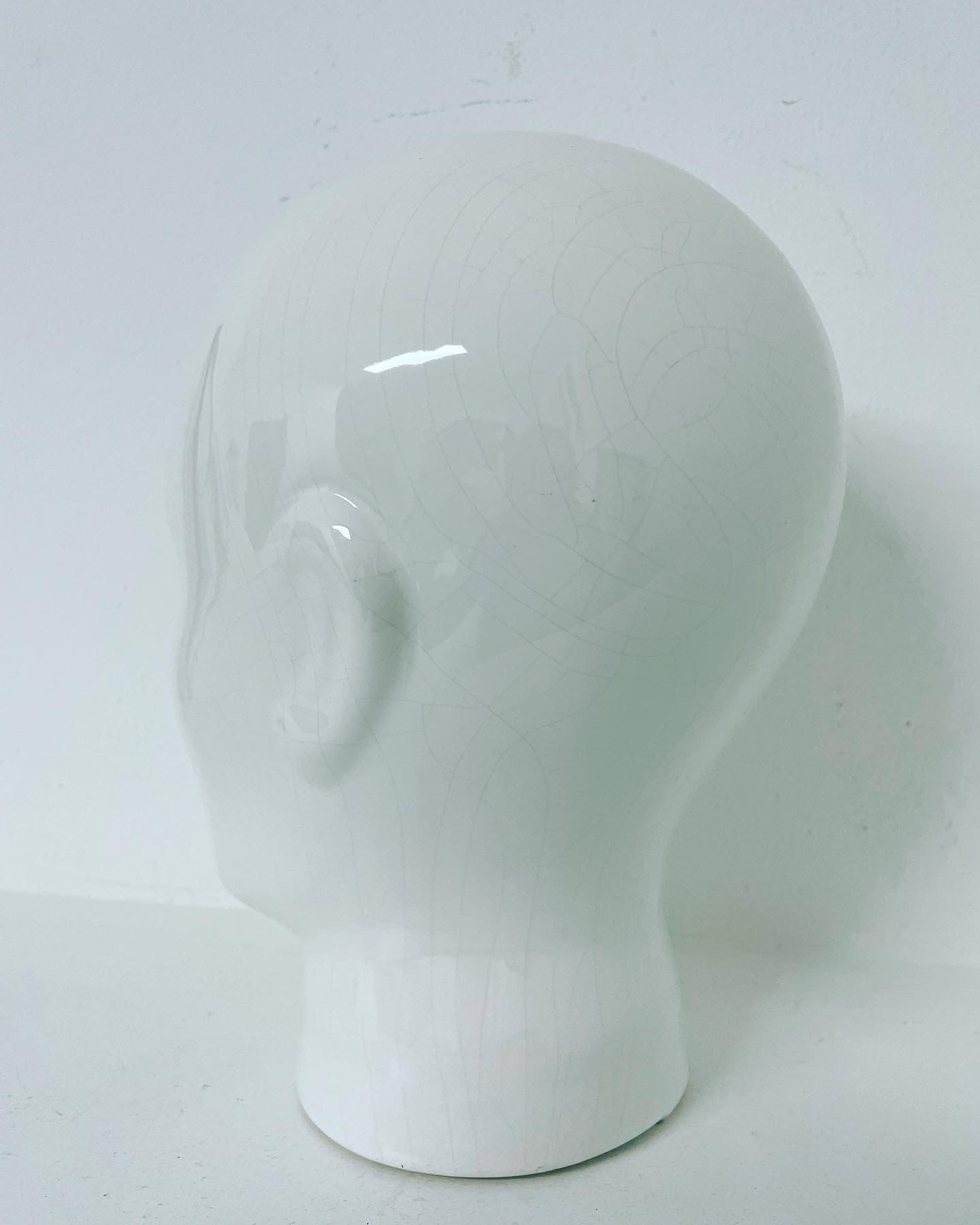 Mid century ceramic head