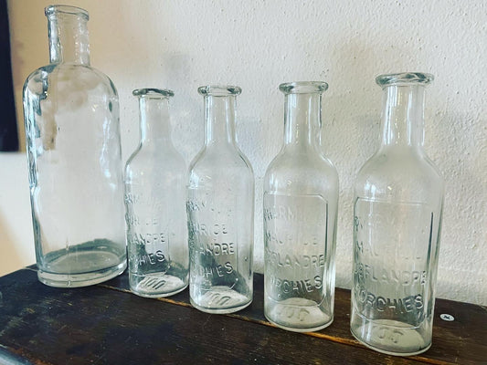 Ancient pharmacy bottles